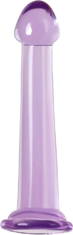 Фиолетовый фаллоимитатор Jelly Dildo S - 15,5 см.