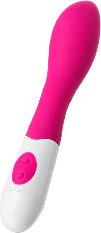 Розовый вибратор A-Toys Mika - 19,8 см.