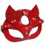 Красная игровая маска с ушками  Цена 1 421 руб. - Красная игровая маска с ушками