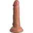 Кофейный фаллоимитатор 6 Silicone Dual Density Cock - 17 см. - Кофейный фаллоимитатор 6 Silicone Dual Density Cock - 17 см.