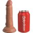 Кофейный фаллоимитатор 6 Silicone Dual Density Cock - 17 см. - Кофейный фаллоимитатор 6 Silicone Dual Density Cock - 17 см.