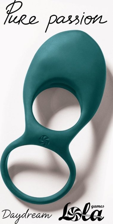 Зеленое эрекционное виброкольцо Daydream