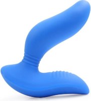 Синий вибромассажер простаты 3,5’’ Curve P-spot Massager - 12 см.