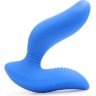 Синий вибромассажер простаты 3,5’’ Curve P-spot Massager - 12 см.