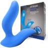 Синий вибромассажер простаты 3,5’’ Curve P-spot Massager - 12 см.
