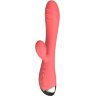 Коралловый вибратор-кролик Eridan - 21 см.