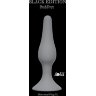 Серая анальная пробка Slim Anal Plug XL - 15,5 см.
