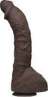 Коричневый фаллоимитатор-гигант Prince Yahshua ULTRASKYN 10.5” Cock with Removable Vac-U-Lock Suction Cup - 27,4 см.