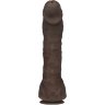 Коричневый фаллоимитатор-гигант Prince Yahshua ULTRASKYN 10.5” Cock with Removable Vac-U-Lock Suction Cup - 27,4 см.