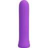 Фиолетовый мини-вибратор Blanche - 10 см.