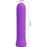Фиолетовый мини-вибратор Blanche - 10 см.
