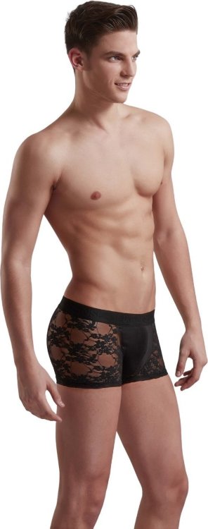 Мужские трусы-хипсы с кружевом Doreanse Black Lace
