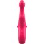 Розовый вибратор со стимулятором клитора и ручкой-кольцом - 22,6 см.  Цена 10 808 руб. - Розовый вибратор со стимулятором клитора и ручкой-кольцом - 22,6 см.