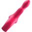 Розовый вибратор со стимулятором клитора и ручкой-кольцом - 22,6 см.  Цена 10 808 руб. - Розовый вибратор со стимулятором клитора и ручкой-кольцом - 22,6 см.