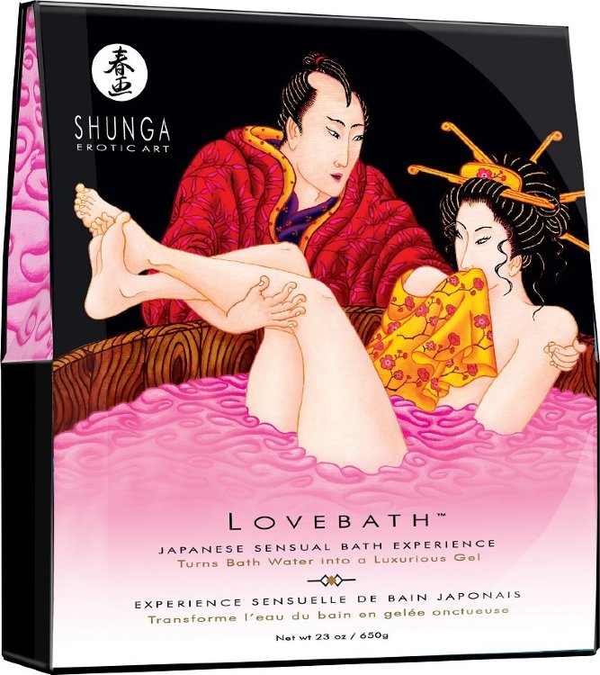 Соль для ванны Lovebath Dragon Fruit, превращающая воду в гель - 650 гр.