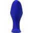 Синяя силиконовая расширяющая анальная втулка Bloom - 9 см.  Цена 703 руб. - Синяя силиконовая расширяющая анальная втулка Bloom - 9 см.