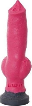 Розовый фаллоимитатор собаки Акита - 25 см.
