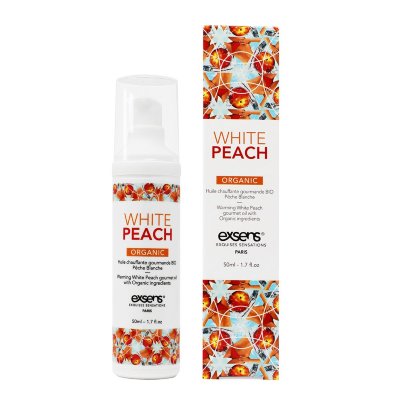 Разогревающее массажное масло Gourmet White Peach Organic с органическими ингредиентами - 50 мл. Готовы к десерту? Восхитительный, насыщенный аромат согревающего интимного массажного масла EXSENS удовлетворит сладкоежек! Созданный для интимной прелюдии и орального удовольствия, этот сексуальный усилитель сделает вашу игру еще более горячей, привнося аромат, веселье и фантазию во все ваши интимные моменты. Веганская формула без парабенов дразнит и усиливает удовольствие благодаря нежному ощущению тепла при нанесении на интимные зоны. Веганское. Без сахара. Совместимо с латексом. Шелковистая формула. Не оставляет пятен. Дарит ощущение тепла. Никакого горького послевкусия. Забавные светящиеся в темноте полоски на бутылке. Нанесите на интимные зоны, где требуется мягкое согревающее ощущение. VEGAN GLYCERIN*, AQUA (WATER), AROMA* (FLAVOR), RIBODIOSIDE A. Страна: Франция. Объем: 50 мл.