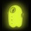 Желтый люминесцентный вакуум-волновой стимулятор клитора Glowing Ghost - Желтый люминесцентный вакуум-волновой стимулятор клитора Glowing Ghost