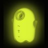 Желтый люминесцентный вакуум-волновой стимулятор клитора Glowing Ghost