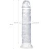 Прозрачный фаллоимитатор Auri - 20 см.