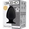 Черная анальная втулка Premium Silicone Plug XS - 8 см.