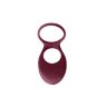 Бордовое эрекционное виброкольцо Daydream