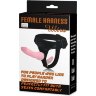 Поясной фаллос на трусиках с вагинальной пробкой Female Harness Ultra - 16,5 см.