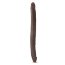 Коричневый двусторонний фаллоимитатор Chocolate 16-Inch Long Dildo - 41,5 см. - Коричневый двусторонний фаллоимитатор Chocolate 16-Inch Long Dildo - 41,5 см.