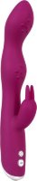 Фиолетовый вибратор A G-Spot Rabbit Vibrator для стимуляции зон G и A - 23,6 см.
