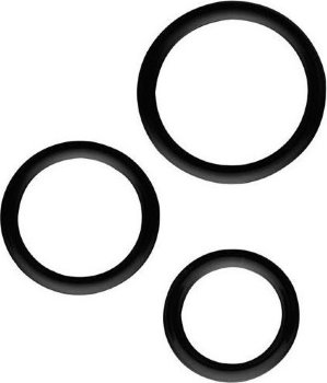 Набор из 3 эрекционных колец SILICONE COCKRINGS