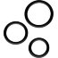 Набор из 3 эрекционных колец SILICONE COCKRINGS - Набор из 3 эрекционных колец SILICONE COCKRINGS