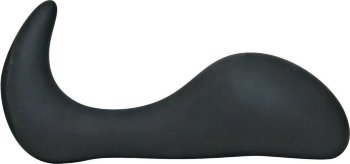 Анальный стимулятор с изогнутым стволом Black Velvet - 10,5 см.