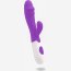 Фиолетовый вибромассажер-кролик WOW с 30 режимами вибрации - 19,5 см.  Цена 1 881 руб. - Фиолетовый вибромассажер-кролик WOW с 30 режимами вибрации - 19,5 см.