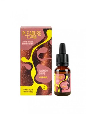 Капли с согревающим эффектом Passion Drips Warming - 15 мл. Возбуждающие капли-афродизиак Warming — это чувственное средство, созданное для пробуждения страсти и усиления естественного возбуждения. Капли Warming обладают мягким согревающим эффектом, активируя рецепторы кожи и создавая приятное тепло, которое усиливает восприятие прикосновений и помогает расслабиться. Эффект Warming начинается уже через несколько секунд после нанесения, вызывая прилив тепла и усиливая кровообращение в выбранных зонах. Это делает ощущения более интенсивными и помогает настроиться на волну чувственности. миндальное масло, натуральный антиоксидант, ванилил бутиловый эфир, эфирное масло иланг-иланга, эфирное масло пачули, витамин Е. Страна: Россия. Объем: 15 мл.