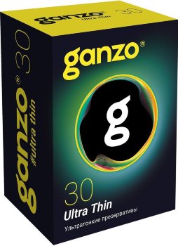 Супертонкие презервативы Ganzo Ultra thin - 30 шт.