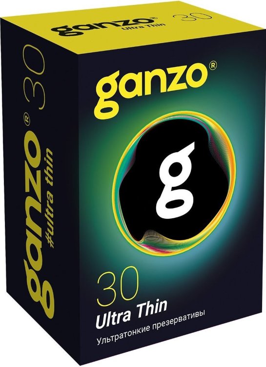 Супертонкие презервативы Ganzo Ultra thin - 30 шт.