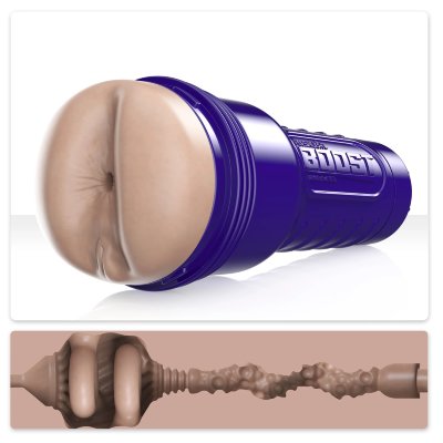 Телесный мастурбатор-анус Fleshlight Boost Blast Female Длина: 24.8 см. Boost Blast от Fleshlight – это инновационный продукт для соло-игр. Реалистичный внешний вид и уникальный внутренний рельеф обеспечат невероятные ощущения от мастурбации. Рукав оснащен двумя плавающими кольцами «Turbo Tech», которые надежно удерживают половой орган внутри и обеспечивают плотный захват по всей длине. После преодоления колец, вас ждет текстурный узкий коридор, который состоит из выпуклостей и ребер. Корпус мастурбатора Fleshlight имеет отверстие для выхода воздуха, благодаря которому вы сможете настроить желаемую герметичность и насладится эффектом вакуума. Страна: Испания. Материал: анодированный пластик, TPE.