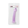 Фиолетовый фаллоимитатор Jelly Dildo M - 18 см.
