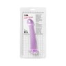 Фиолетовый фаллоимитатор Jelly Dildo M - 18 см.