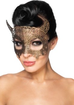 Золотистая карнавальная маска Альнаир