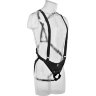 Страпон-система с телесной насадкой 11 Hollow Strap-On Suspender System - 28 см.