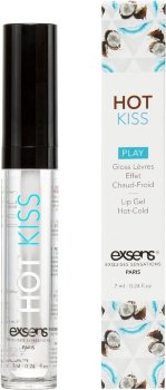 Блеск для губ Hot Kiss Coconut с ароматом кокоса - 7 мл.