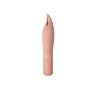 Бежевый мини-вибратор Airy’s Mystery Arrow - 15,2 см.