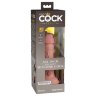 Телесный фаллоимитатор 6 Silicone Dual Density Cock - 17 см.