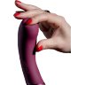 Фиолетовый вибратор Kurve с двумя моторами - 19,4 см.
