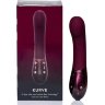 Фиолетовый вибратор Kurve с двумя моторами - 19,4 см.