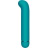 Бирюзовый перезаряжаемый вибратор Flamie - 18,5 см.