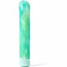 Зеленый компактный вибратор из стекла Magic Cane - 12 см.