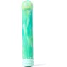 Зеленый компактный вибратор из стекла Magic Cane - 12 см.